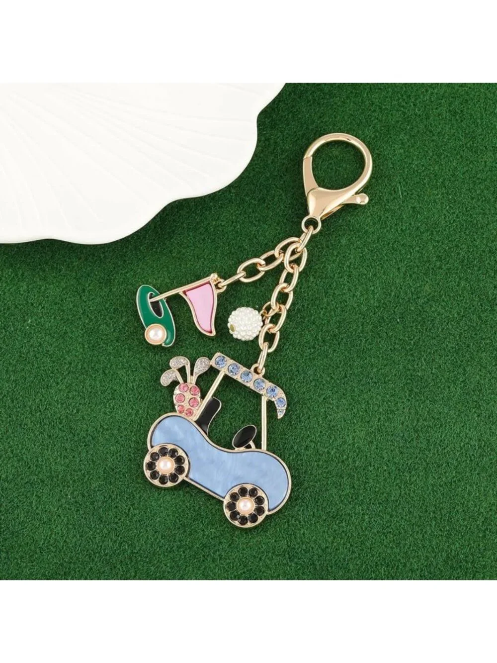 Adorable Sporty Fruit Keychains & Purse Charms for Handbags - Fun Accessories